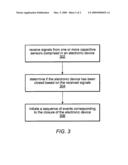 Detecting Closure of an Electronic Device Using Capacitive Sensors diagram and image