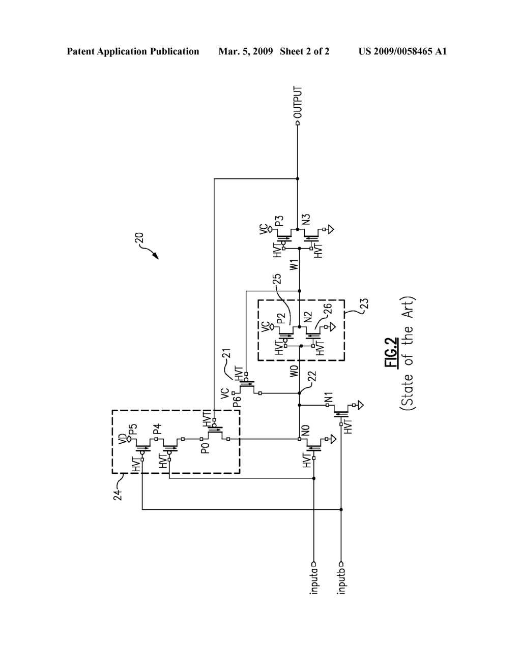 Circuit Combining Level Shift Function with Gated Reset - diagram, schematic, and image 03