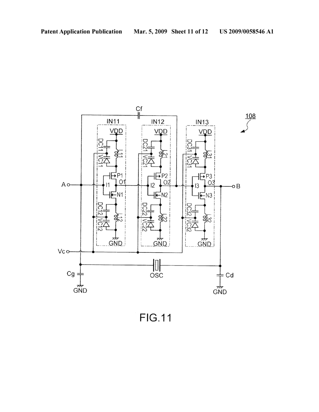 OSCILLATOR CIRCUIT AND ELECTRONIC DEVICE HAVING OSCILLATOR CIRCUIT - diagram, schematic, and image 12