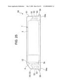 METHOD OF FABRICATING HERMETIC TERMINAL AND HERMETIC TERMINAL, METHOD OF FABRICATING PIEZOELECTRIC OSCILLATOR AND PIEZOELECTRIC OSCILLATOR, OSCILLATOR, ELECTRONIC APPLIANCE, AND RADIO CLOCK diagram and image