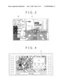 Onboard display device and display method for onboard display device diagram and image