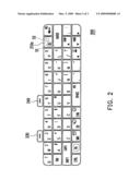 KEYBOARD OF HANDHELD ELECTRONIC DEVICE diagram and image