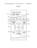 Information processing system, information processing device and method, remote control, program, and recording medium diagram and image