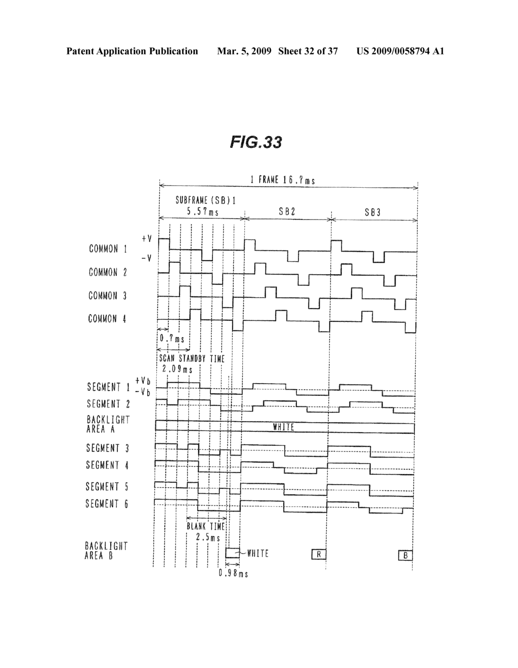 LIQUID CRYSTAL DISPLAY DEVICE WITH IMPROVED DISPLAY LUMINANCE - diagram, schematic, and image 33