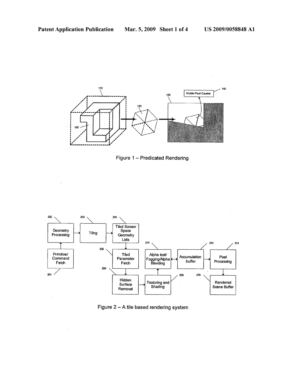Predicted geometry processing in a tile based rendering system - diagram, schematic, and image 02