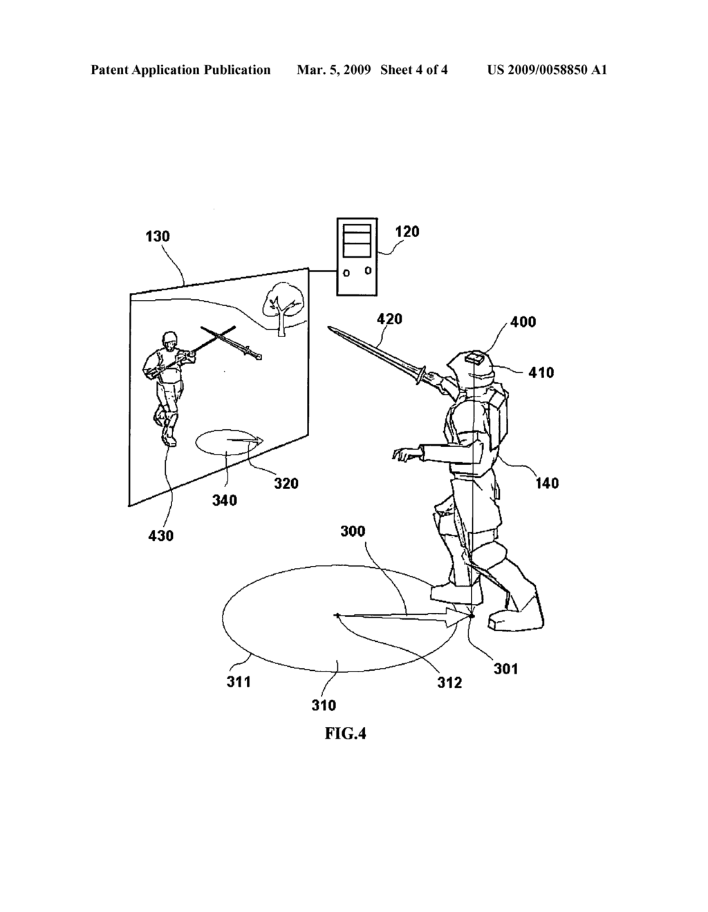 System and method for intuitive interactive navigational control in virtual environments - diagram, schematic, and image 05