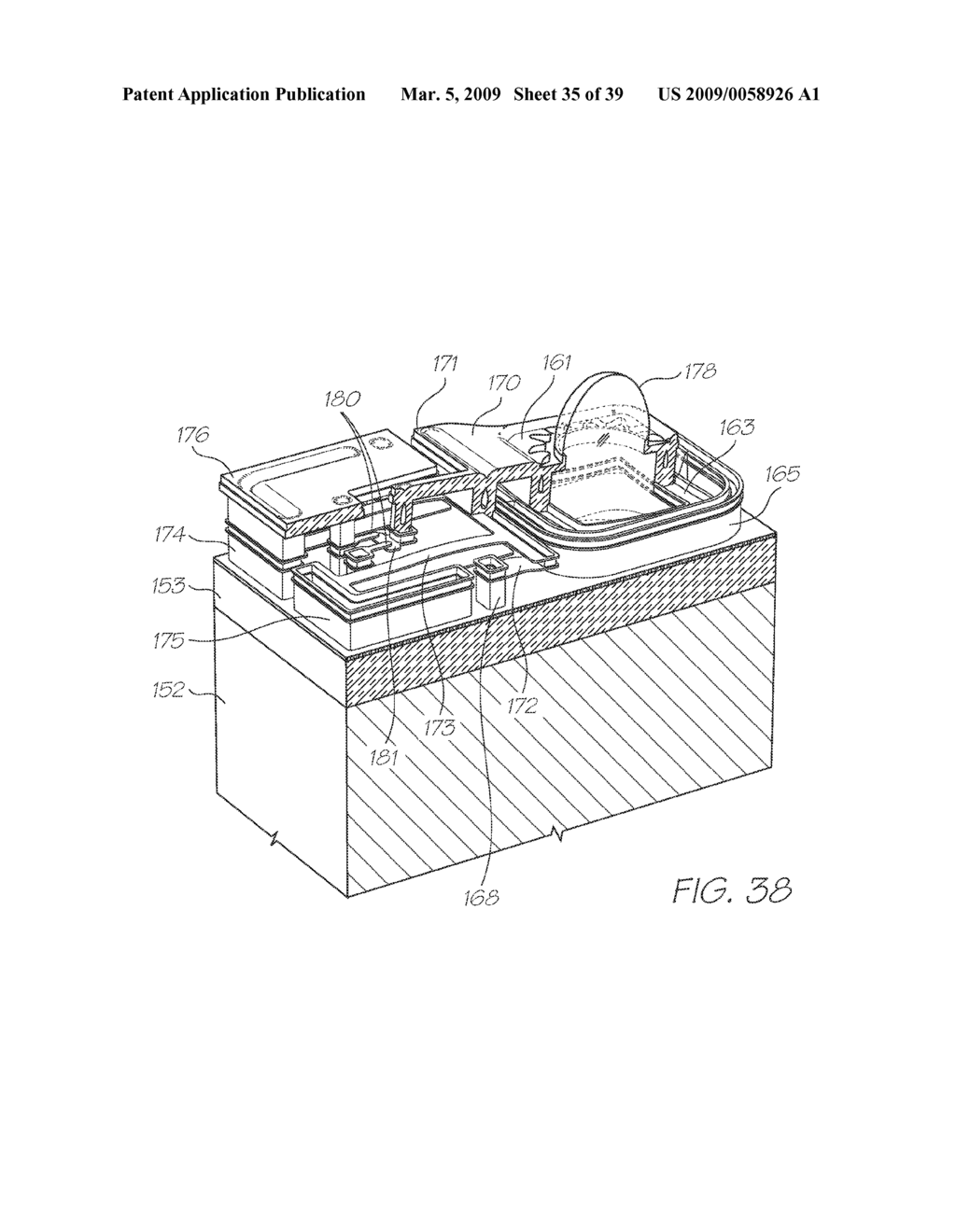 PRINTER HAVING RELATIVE ARCUATELY MOVEABLE SIMPLEX PRINTHEAD AND CAPPING MECHANISM - diagram, schematic, and image 36