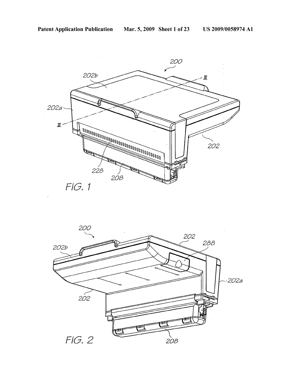 PRINTER INCORPORATING A CAPPED PRINTHEAD CARTRIDGE - diagram, schematic, and image 02