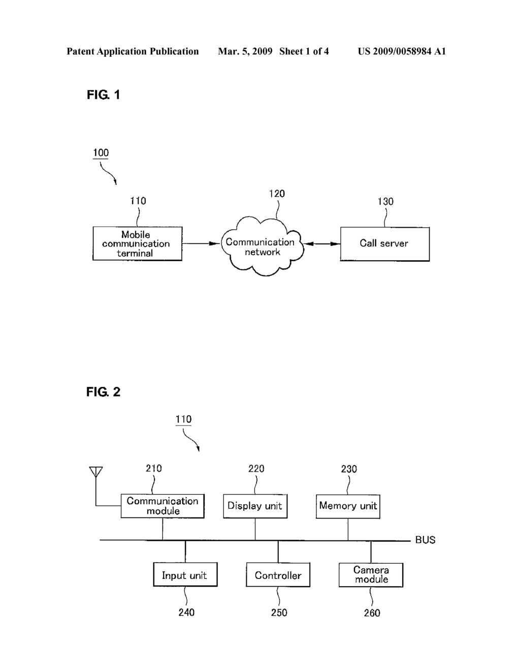 MOBILE COMMUNICATION TERMINAL AND METHOD FOR CONVERTING MODE OF MULTIPARTY VIDEO CALL THEREOF - diagram, schematic, and image 02