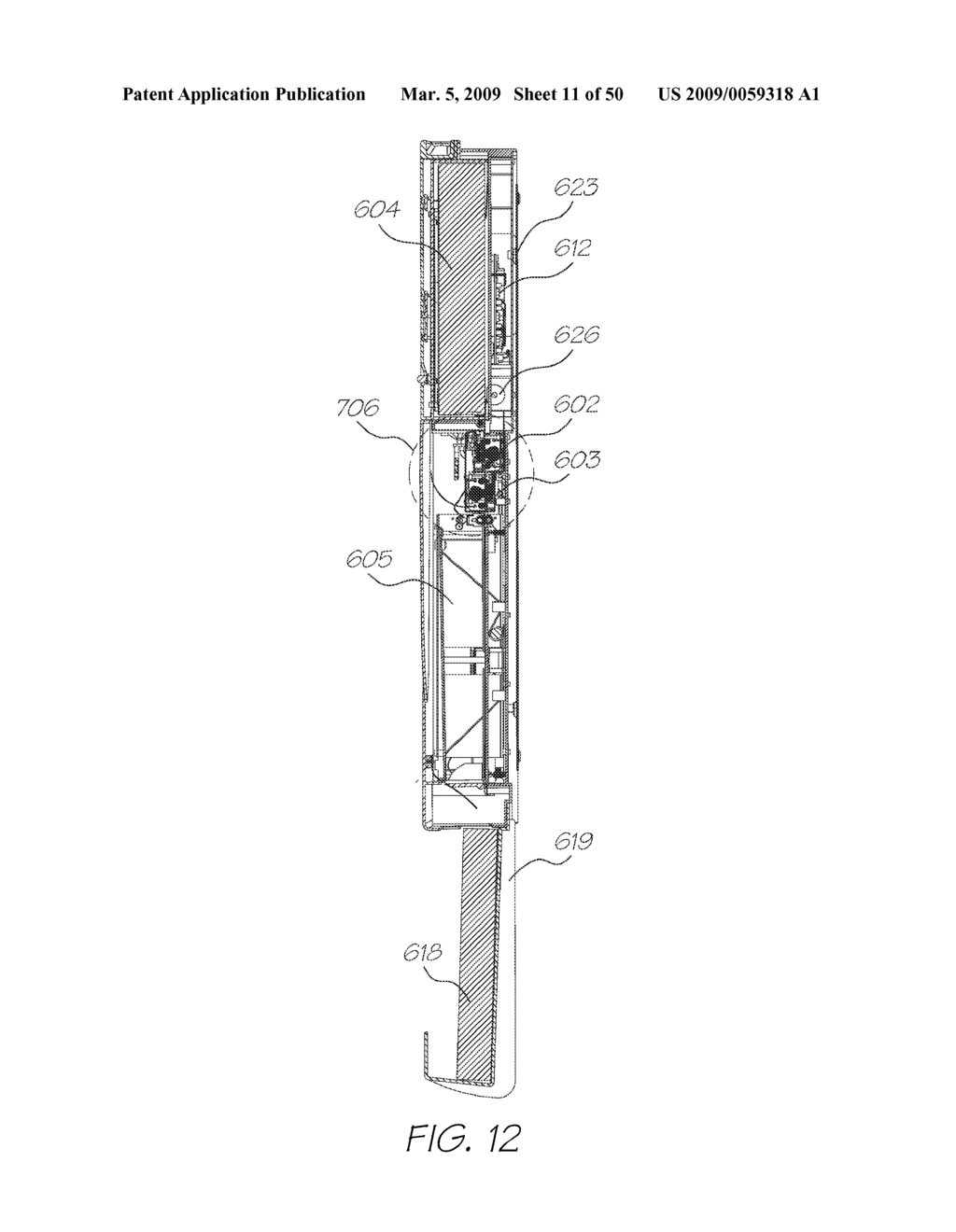 PEN-SHAPED SCANNING DEVICE HAVING A REGION IDENTITY SENSOR - diagram, schematic, and image 12