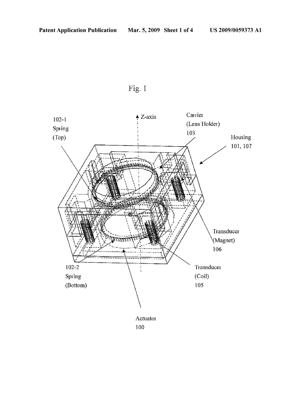 Actuator for linear motion and tilting motion - diagram, schematic, and image 02