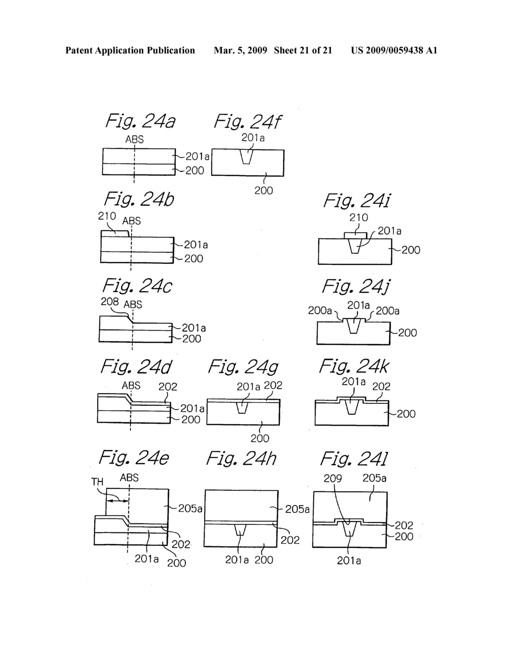 THIN-FILM MAGNETIC HEAD WITH PERPENDICULAR MAGNETIC RECORDING STRUCTURE, MAGNETIC HEAD ASSEMBLY WITH THE THIN-FILM MAGNETIC HEAD, MAGNETIC DISK DRIVE APPARATUS WITH THE MAGNETIC HEAD ASSEMBLY, AND MANUFACTURING METHOD OF THIN-FILM MAGNETIC HEAD WITH PERPENDICULAR MAGNETIC RECORDING STRUCTURE - diagram, schematic, and image 22