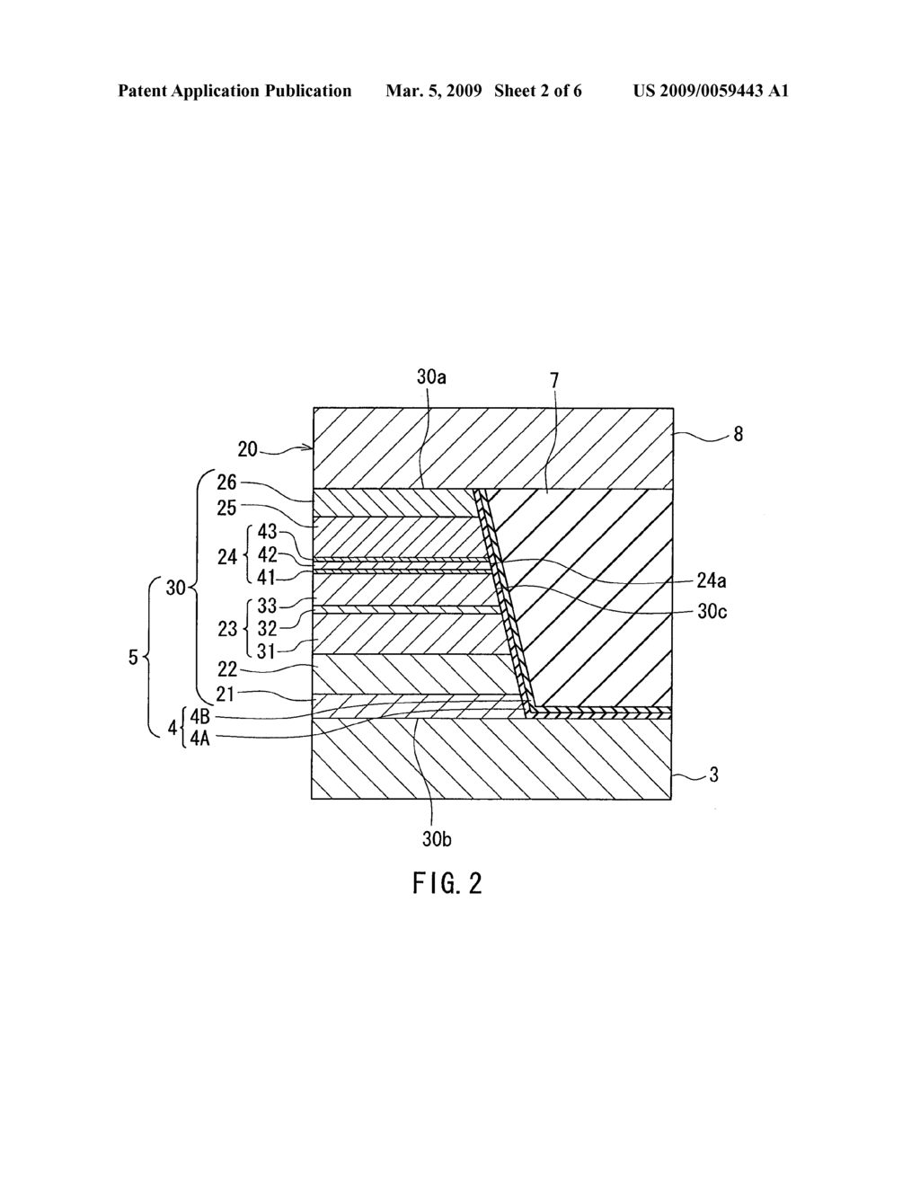 Magnetoresistive element including insulating film touching periphery of spacer layer - diagram, schematic, and image 03