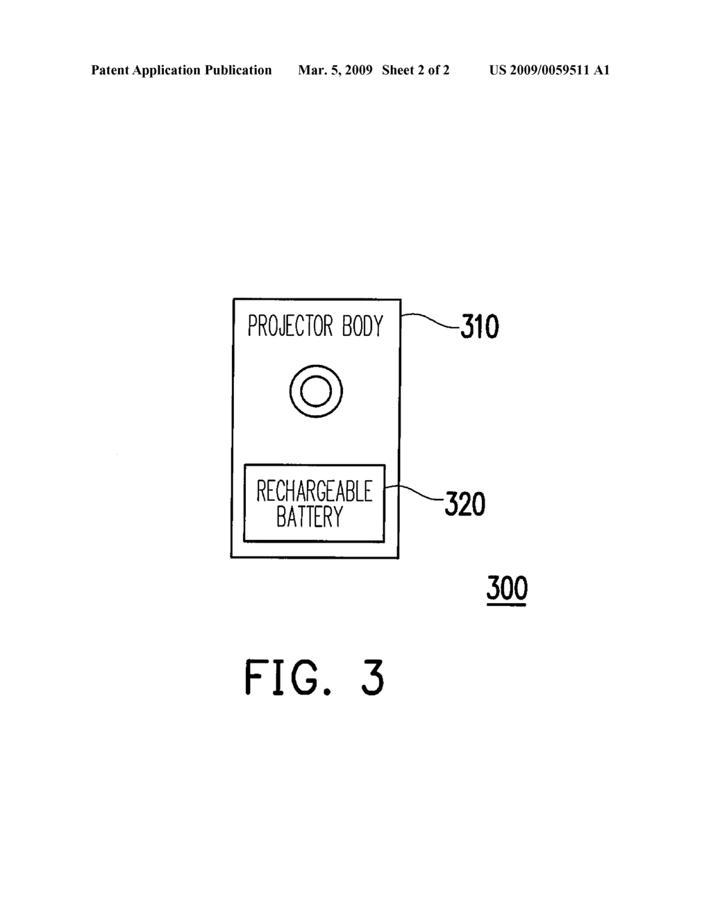 DOCK STATION AND MINI-PROJECTOR BEING MUTUALLY INTEGRATED - diagram, schematic, and image 03