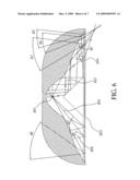 Energy-saving lampshade with even light distribution diagram and image