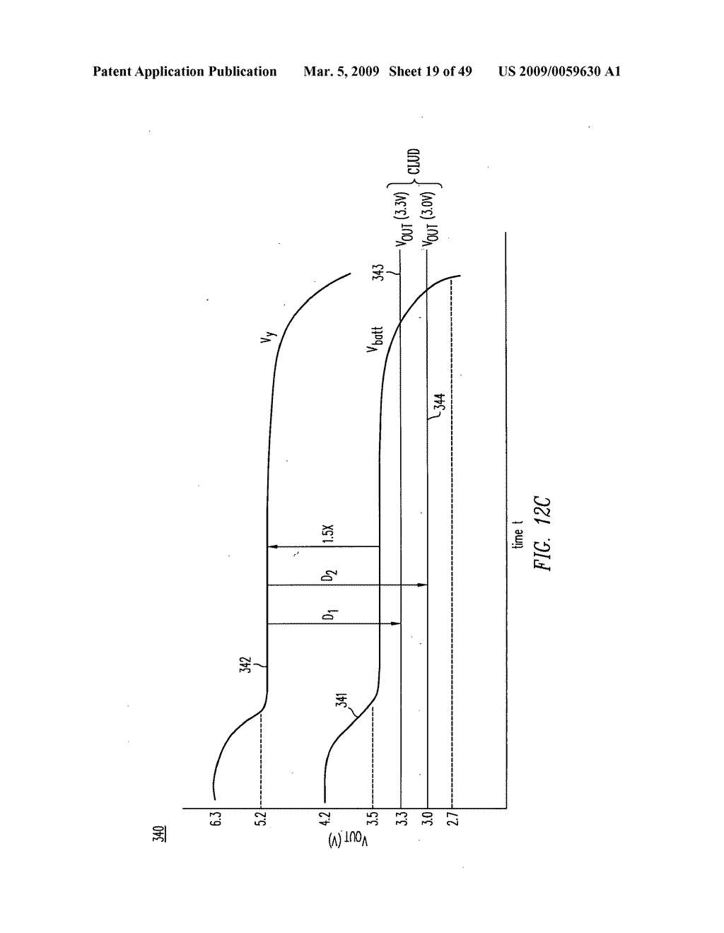 High-efficiency DC/DC voltage converter including capacitive switching pre-converter and down inductive switching post-regulator - diagram, schematic, and image 20