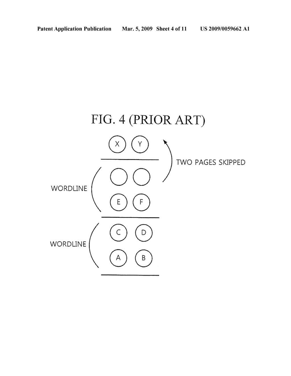 MULTI-LEVEL CELL MEMORY DEVICES AND METHODS USING SEQUENTIAL WRITING OF PAGES TO CELLS SHARING BIT BUFFERS - diagram, schematic, and image 05