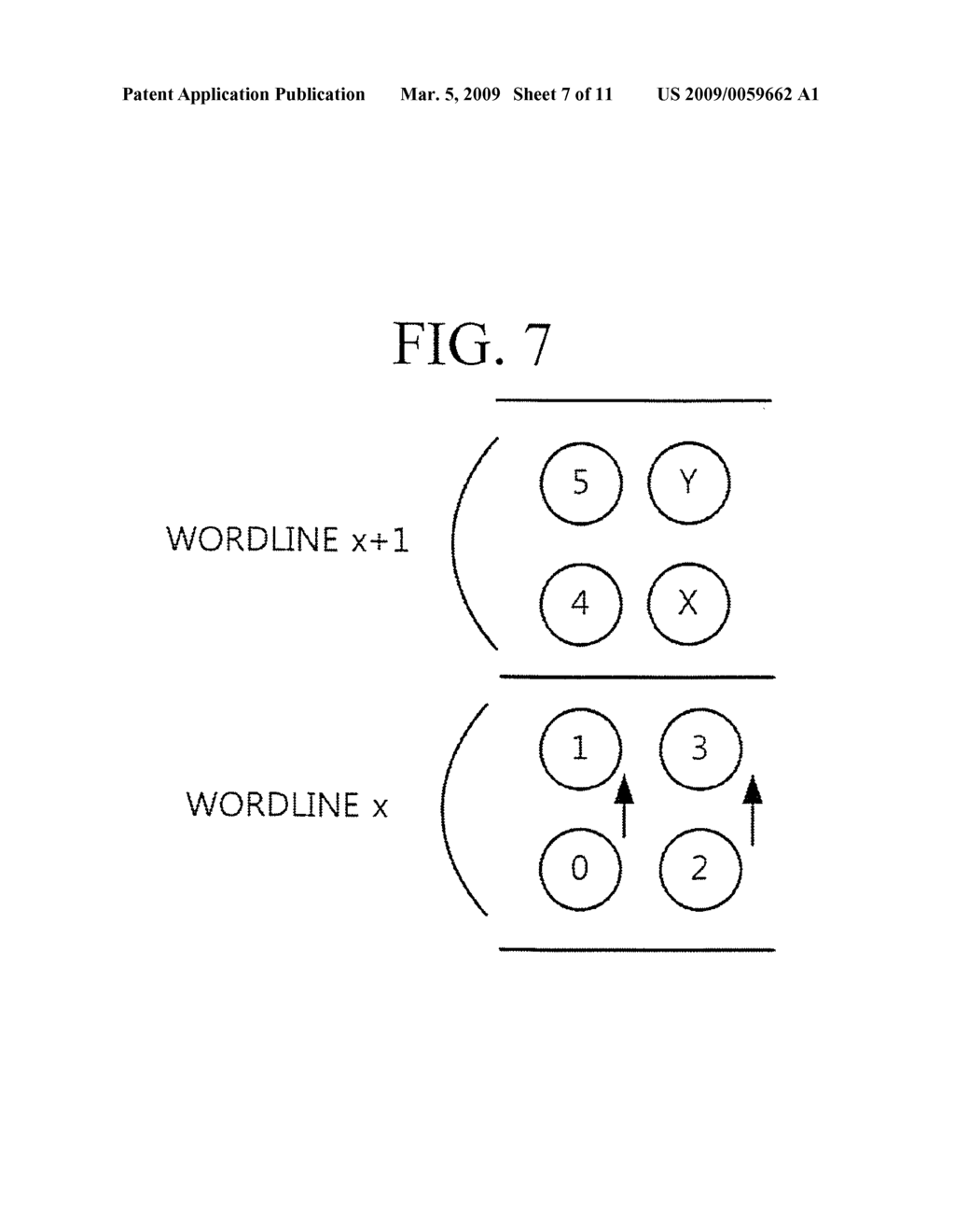 MULTI-LEVEL CELL MEMORY DEVICES AND METHODS USING SEQUENTIAL WRITING OF PAGES TO CELLS SHARING BIT BUFFERS - diagram, schematic, and image 08