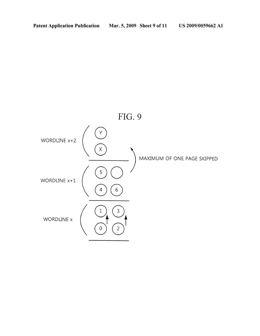 MULTI-LEVEL CELL MEMORY DEVICES AND METHODS USING SEQUENTIAL WRITING OF PAGES TO CELLS SHARING BIT BUFFERS - diagram, schematic, and image 10