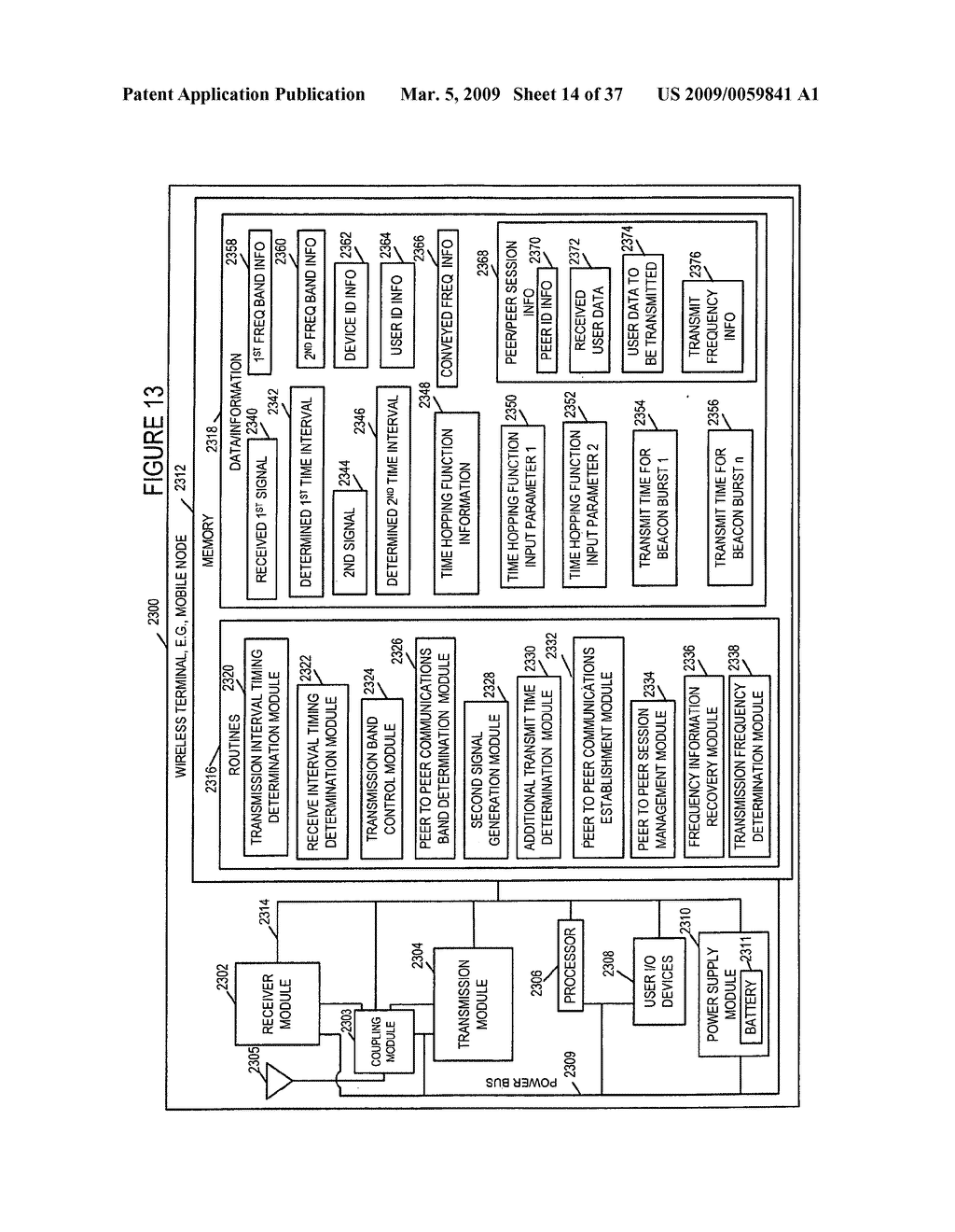 Wireless communication methods and apparatus using beacon signals - diagram, schematic, and image 15