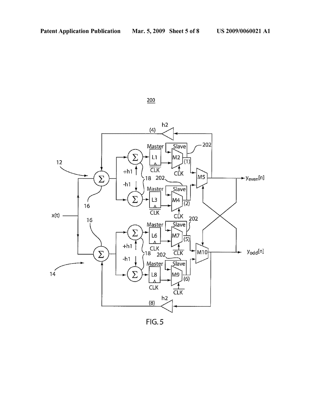 MULTI-TAP DECISION FEEDBACK EQUALIZER (DFE) ARCHITECTURE ELIMINATING CRITICAL TIMING PATH FOR HIGHER-SPEED OPERATION - diagram, schematic, and image 06