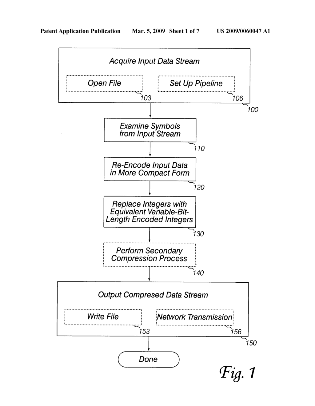 Data compression using an arbitrary-sized dictionary - diagram, schematic, and image 02