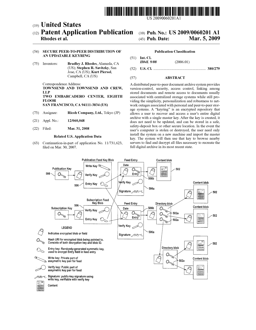 Secure Peer-to-Peer Distribution of an Updatable Keyring - diagram, schematic, and image 01