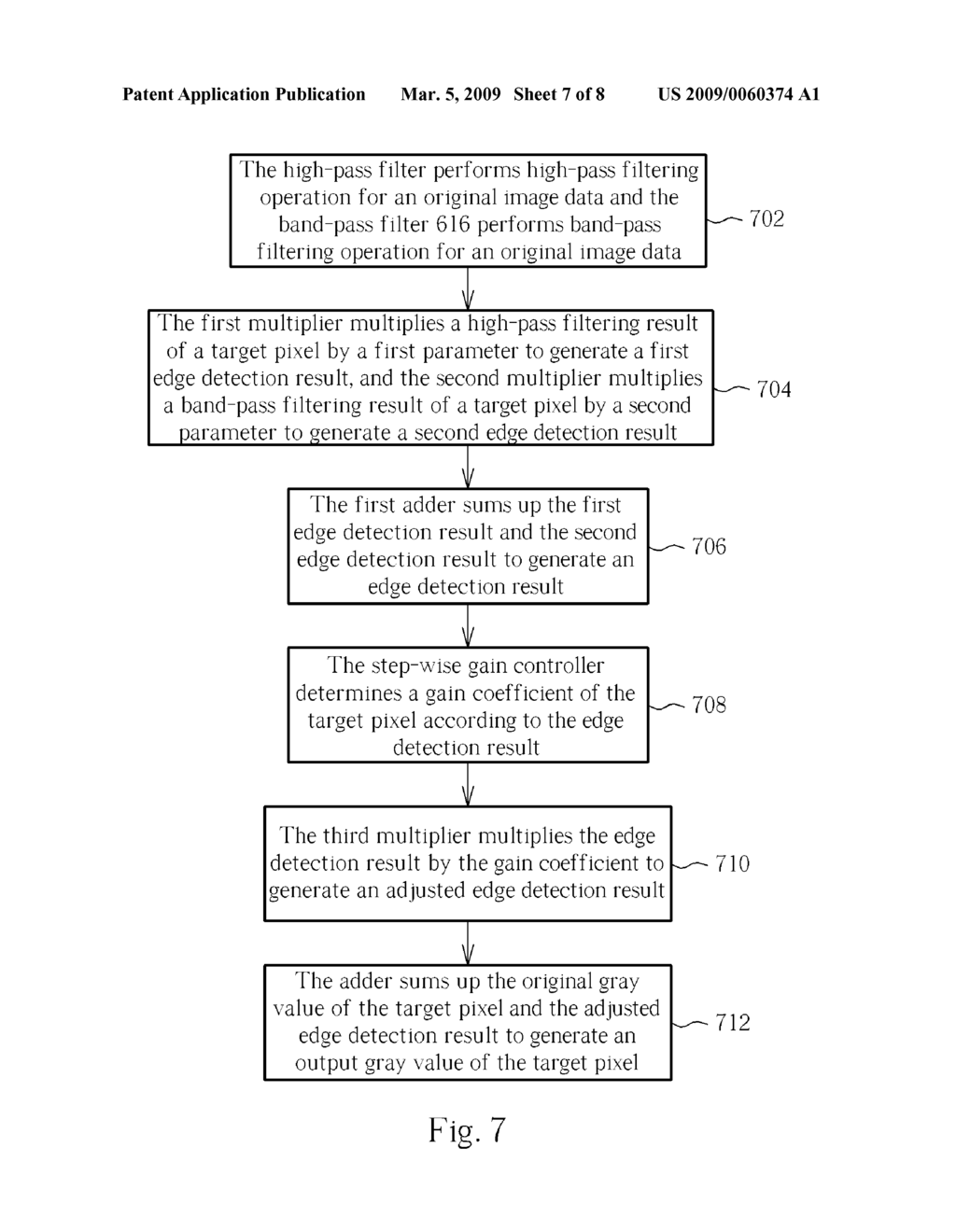 METHOD AND APPARATUS UTILIZING STEP-WISE GAIN CONTROL FOR IMAGE PROCESSING - diagram, schematic, and image 08