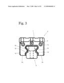 Slider For Linear Motion Rolling Guide Unit diagram and image