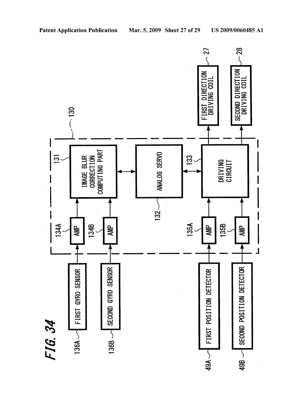 IMAGE BLUR CORRECTION DEVICE, LENS BARREL AND IMAGING APPARATUS - diagram, schematic, and image 28