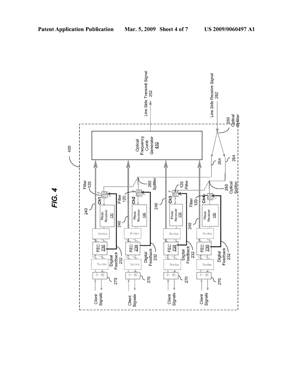 Feedback Controlled Locking of Optical Channel Signals in Optical Receivers in Wavelength Division Multiplexed (WDM) Communication Systems - diagram, schematic, and image 05