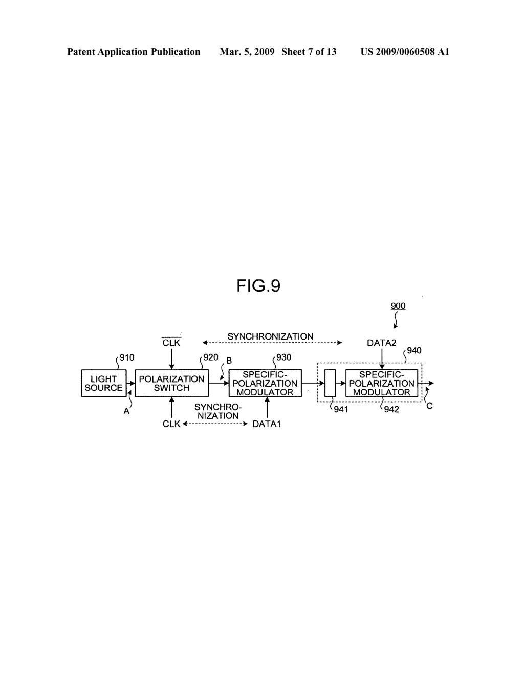 Polarization multiplexing and transmitting apparatus - diagram, schematic, and image 08