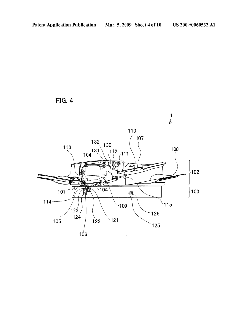 PAPER CARRYING DEVICE, DOCUMENT SCANNING APPARATUS, AND PRINTING APPARATUS - diagram, schematic, and image 05