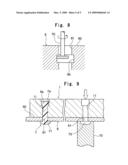 FIXING STRUCTURE OF TRACK RAIL IN GUIDING APPARATUS diagram and image