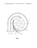 Dual volute turbocharger diagram and image