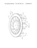 CENTRIFUGAL FAN AND IMPELLER THEREOF diagram and image