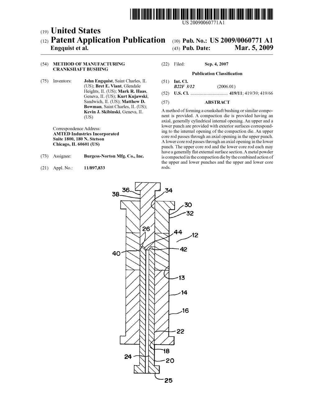 Method of manufacturing crankshaft bushing - diagram, schematic, and image 01