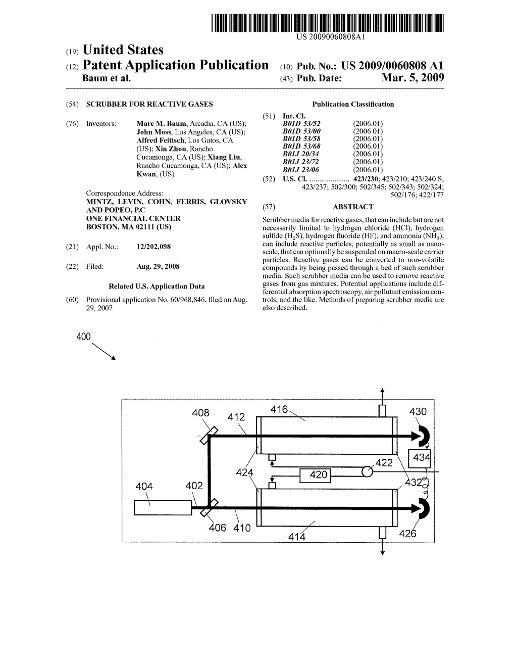 Scrubber For Reactive Gases - diagram, schematic, and image 01