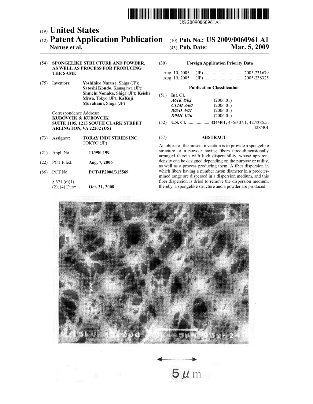 Spongelike Structure and Powder, As Well As Process for Producing the Same - diagram, schematic, and image 01