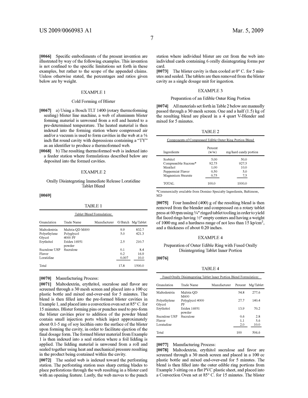 Method And Composition For Making An Orally Disintegrating Dosage Form - diagram, schematic, and image 08