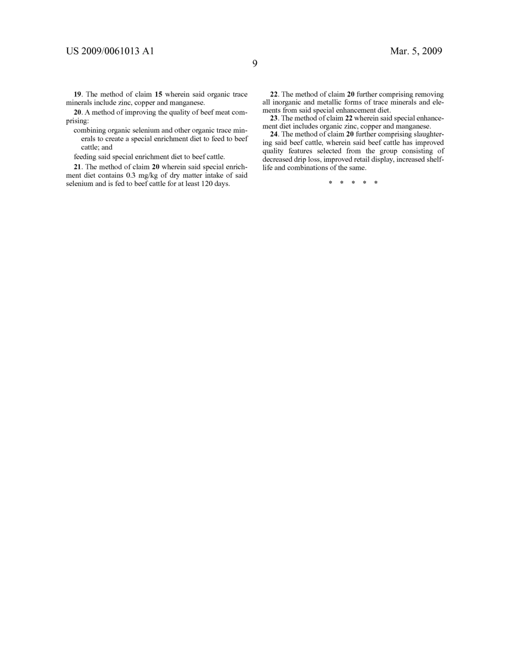 METHODS OF ENHANCING THE QUALITY, NUTRITIVE AND HEALTH VALUES OF MEAT FROM BOVINE - diagram, schematic, and image 18