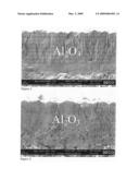 Alumina layer with enhanced texture diagram and image