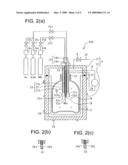 APPARATUS FOR MANUFACTURING GAS BARRIER PLASTIC CONTAINER, METHOD FOR MANUFACTURING THE CONTAINER, AND THE CONTAINER diagram and image