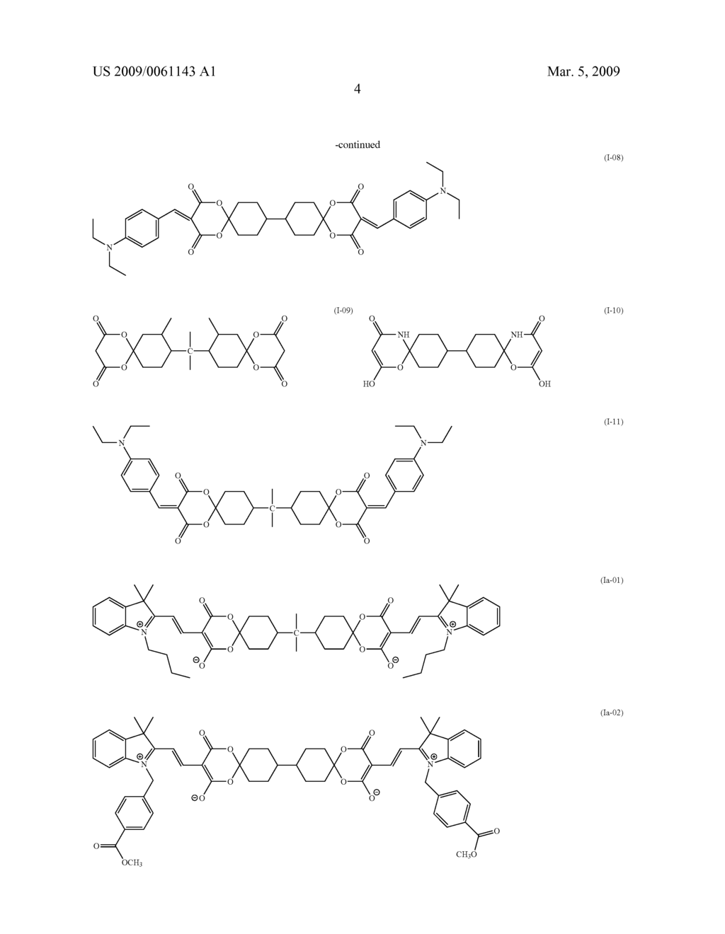 ORGANIC COMPOUND FOR RECORDING LAYER FOR HIGH SPEED RECORDING OF INFORMATION AND OPTICAL RECORDING MEDIUM INCLUDING THE SAME - diagram, schematic, and image 08