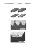 METHOD FOR FABRICATING MINUTE CONDUCTIVE STRUCTURES ON SURFACES diagram and image