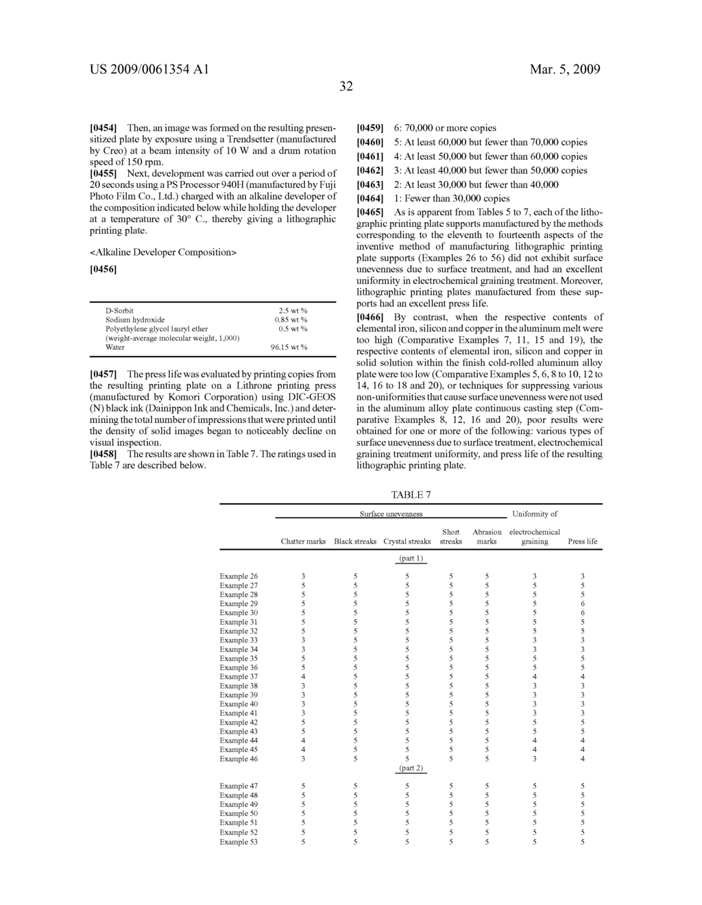 Lithographic Printing Plate Support, Method of Manufacturing the Same, and Presensitized Plate - diagram, schematic, and image 39