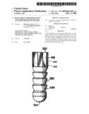 DENTAL IMPLANT PROSTHETIC DEVICE WITH IMPROVED OSSEOINTEGRATION AND SHAPE FOR RESISTING ROTATION diagram and image