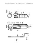 DENTAL IMPLANT PROSTHETIC DEVICE WITH IMPROVED OSSEOINTEGRATION AND SHAPE FOR RESISTING ROTATION diagram and image