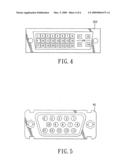 Video signal transmitting device for computer system having analog and digital video signal output functionality diagram and image