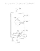 COMPUTER HOUSING CAPABLE OF RETRACTING HEADPHONE CABLE diagram and image